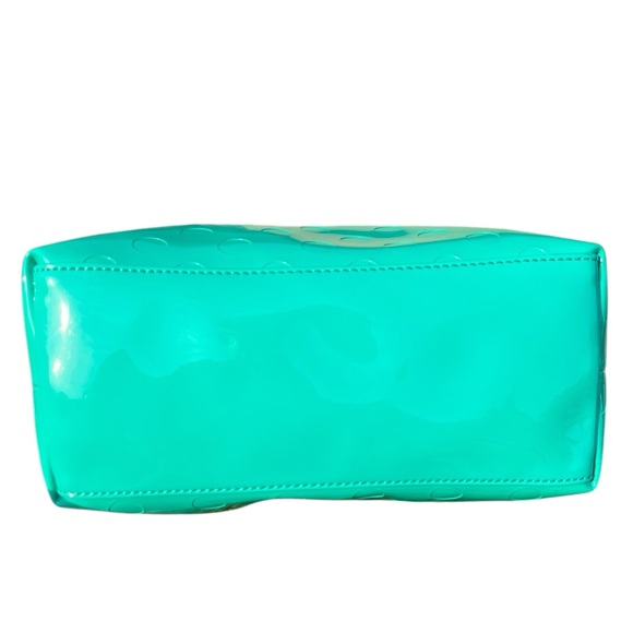 EUC Kate Spade Camellia Street Teal Patent Leather Handbag - Picture 9 of 14